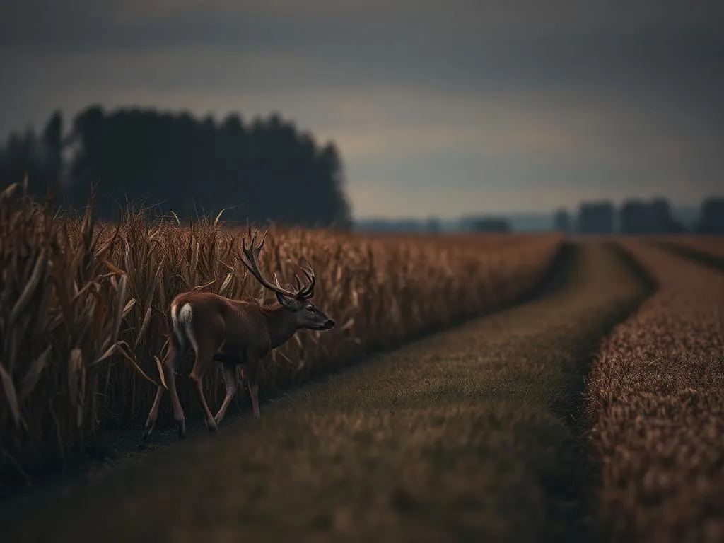 Whitetail buck at first light
